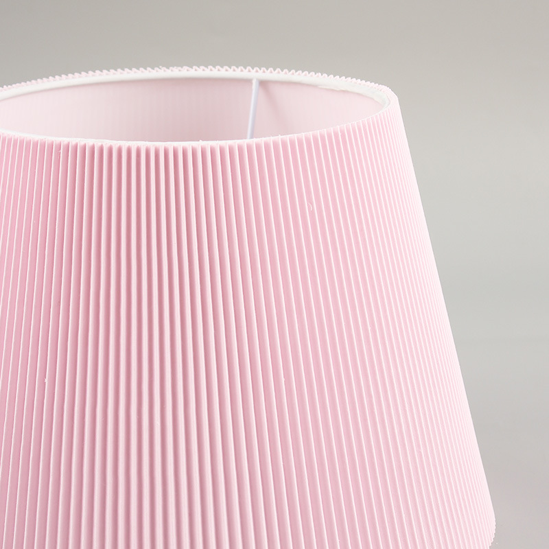 Plegable etiqueta engomada plana pantalla lámpara de mesa de tela Shell pantalla accesorios simple dormitorio pantalla de piso fábrica al por mayor