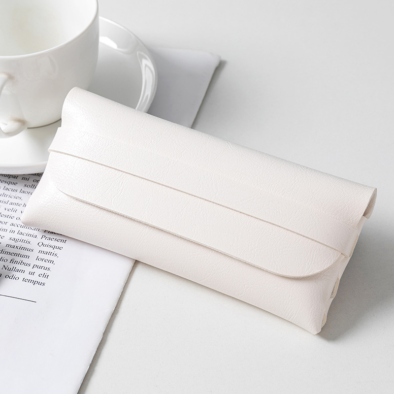 SKU-15-高档皮质眼镜盒【米色】