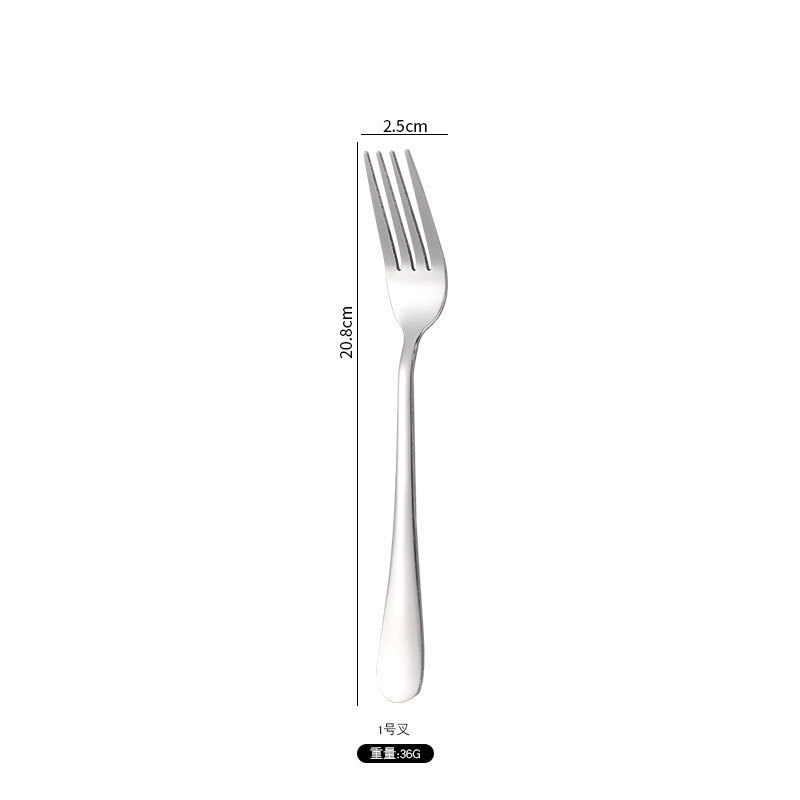 304ステンレスナイフフォークスプーン洋食ステーキ食器セット家庭用クリエイティブデザート長柄スプーンクロスボーダー卸売り|undefined
