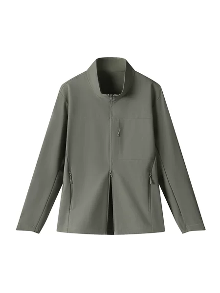 2026 new jacket and trench coat model for autumn and winter, suitable for outdoor leisure, sports, and commuting, with a stand-up collar, simple and comfortable outerwear, workwear