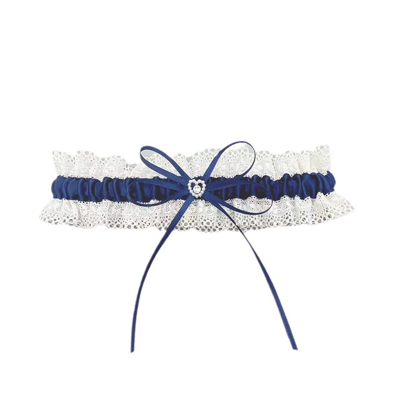 Новые свадебные носки невесты с rhinestone бабочкой узлом, ladies украшенные свадебные клип-лепестки