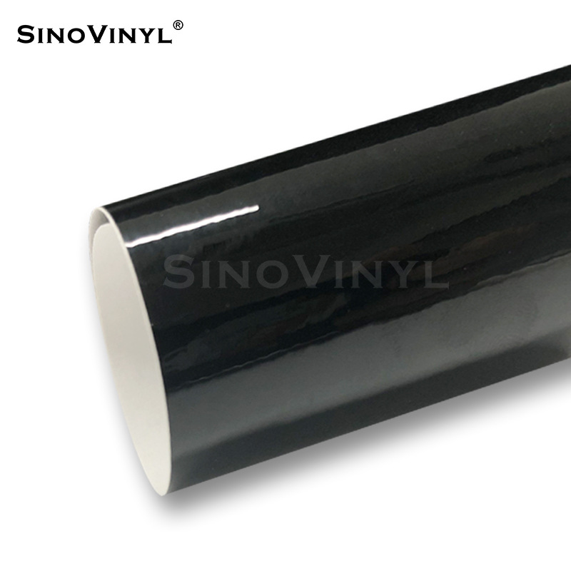 Carlake Super brillante película que cambia de color Super brillante cuerpo negro que cambia de color brillante película de coche completo cemento gris película de decoración de coches