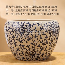 古典风花盆陶瓷大号室内外落地多肉绿植盆栽特大口径古典风花盆