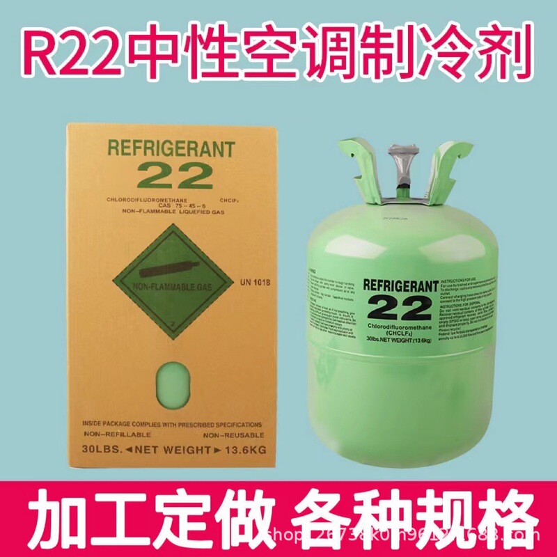 Refrigerant R22 Cold Storage Snow Refrigerant Freon Air Conditioning Fluorine R22 Available for Export Manufacturers Wholesale