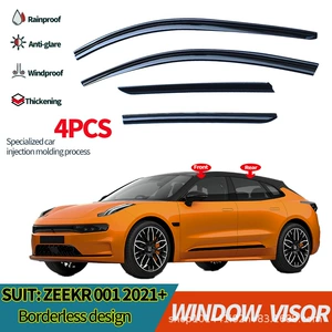 Zeekr üçün avtomobil pəncərəsi yağışlıqları, tam avtomobil aksesuarları