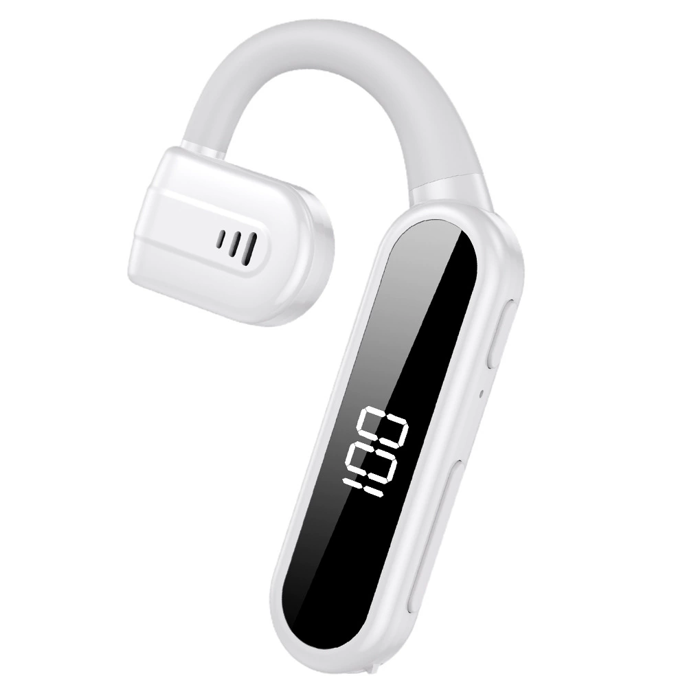 Air-conduction Bluetooth Headset V200 — single-ear rotating, Bluetooth 5.3, 30 h playtime, 3000 mAh case
