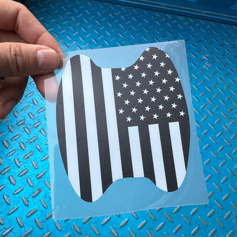 Amazon bandera americana manija de la puerta del coche pegatinas puerta tazón película protectora pegatinas resistente a los arañazos 4 piezas image 7