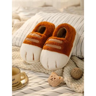 N 74043 Cute Cat Paw Slippers ؈צ����Ь �W���羳���R�d