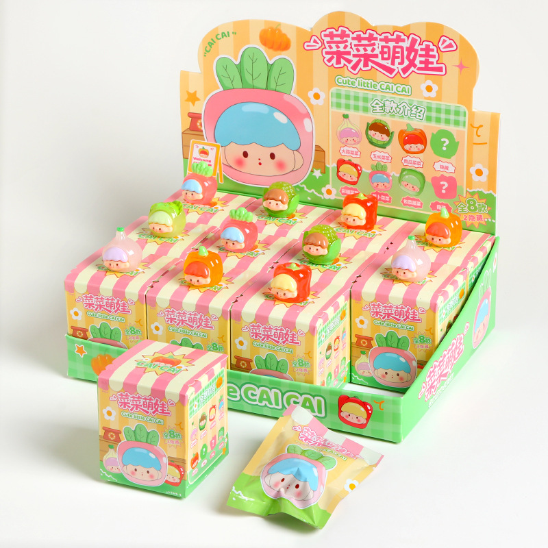 야채 아조 블라인드 박스 (블라인드 백 포함, 큰 박스 1개에 작은 박스 12개)