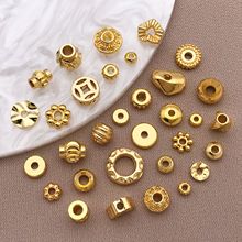 18Kͭ�ɽ�ɫɢ��ɵ���ƬDIY��Ʒ������������Բ�����ƴ������