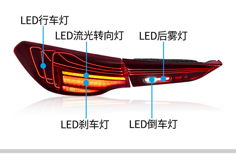 Specially Designed for Bmw 4 Series G22 Led Tail Light Assembly Modification G23 G82 M4 Csl Sequential Turn Signal Tail Lights