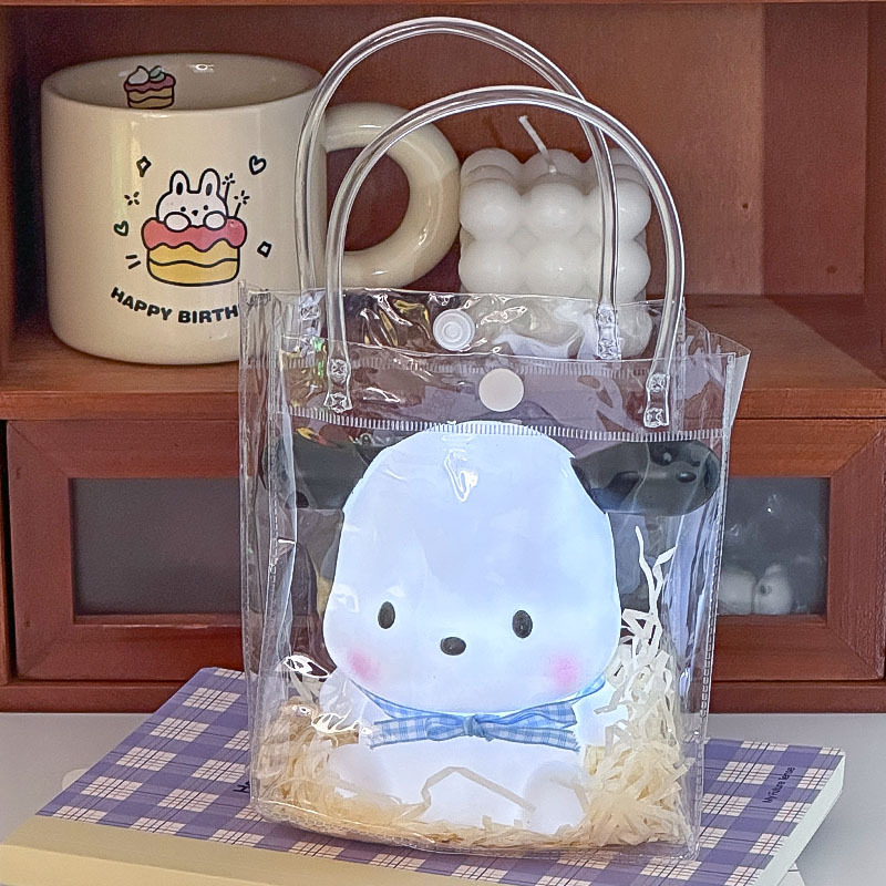 Luz de noche de vinilo de dibujos animados creativo de cabecera faro Internet celebridad juguetes luminosos para niños puesto de mercado nocturno suministro al por mayor