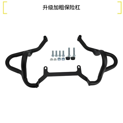 Suitable for Benda Black Flag 500 motorcycle crash bars, anti-fall modification, foldable backrest, quick-release side bags, and luggage rack (Motorcycle bumper) - upgraded-and-reinforced-bumper