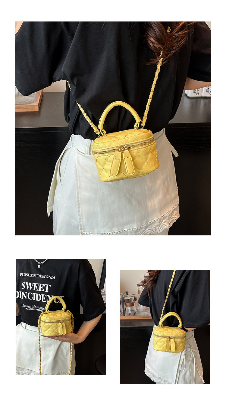 169g Weight Zipper Closure Type Single Shoulder Strap Strap Type Shoulder Bag Bags Type Casual Occasion Pu Leather Material Solid Color Pattern All Seasons Season Women's Gender Streetwear Style Square Shape Women's Pu Leather Solid Color Streetwear Square Zipper Shoulder Bag 5