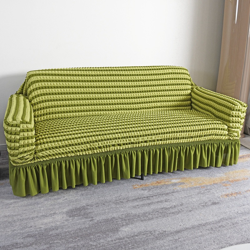 Nueva funda de sofá de lujo ligero, funda de sofá elástico grueso de gasa de espuma, funda universal todo incluido anti-agarre de gato, cuatro estaciones universales