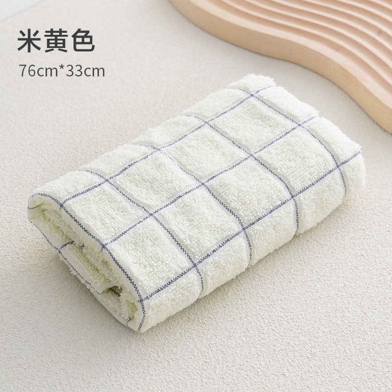 Toalla de algodón grande para lavar la cara, baño no es fácil de perder el cabello para adultos, hombres y mujeres, algodón suave y grueso, toalla de absorción de agua