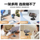 New rotating metal mobile phone holder multi-functional desktop lazy portable foldable non-slip flat bracket gift