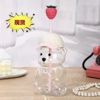 水果图案玻璃杯-1688高颜值夏日冷饮杯