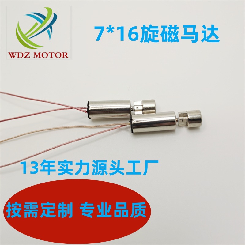 7*163V Facial Massager Insole Mattress Rotary Magnetic Vibration Motor Electric Toothbrush Motor Manufacturer Micro