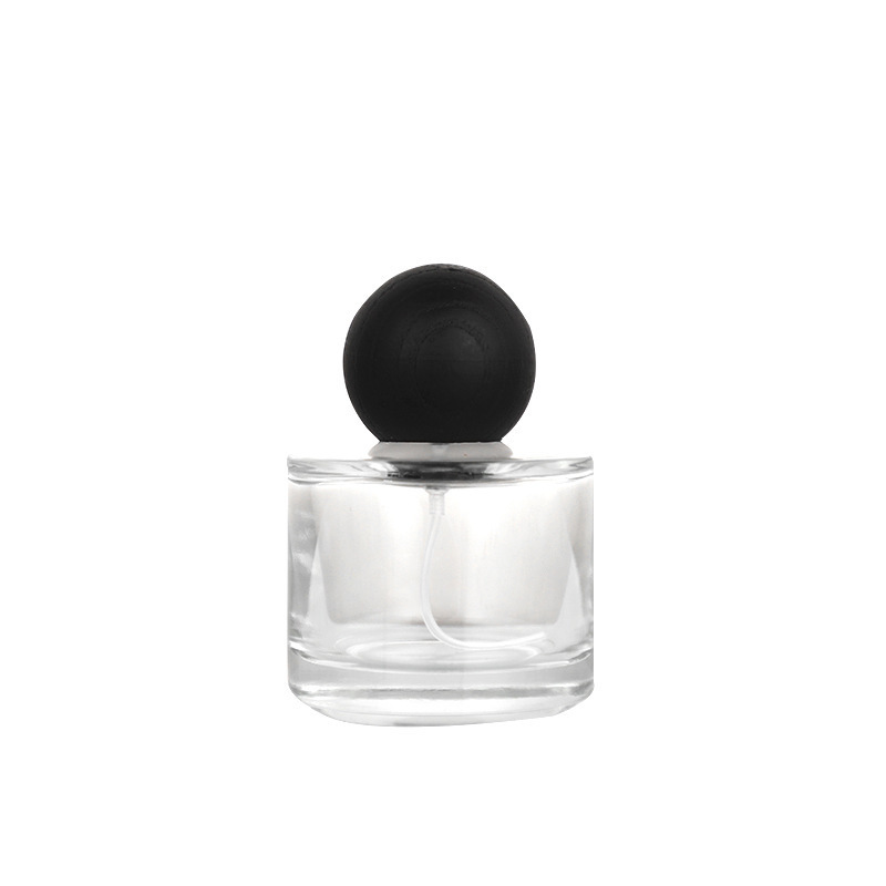 スポット卸売 50 ミリリットル木製蓋ガラス香水瓶 30 ミリリットル香水サンプル瓶バヨネットスプレーボトル詰め替えボトル|undefined