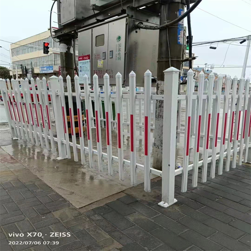 塑钢箱变专用PVC围栏小区变压器安全防护栏草坪花坛塑钢护栏厂家
