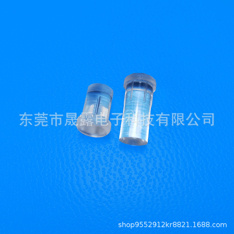 厂家供应导光柱4.0mm平头PC透明指示灯导光柱LED贴片灯雾状导光棒