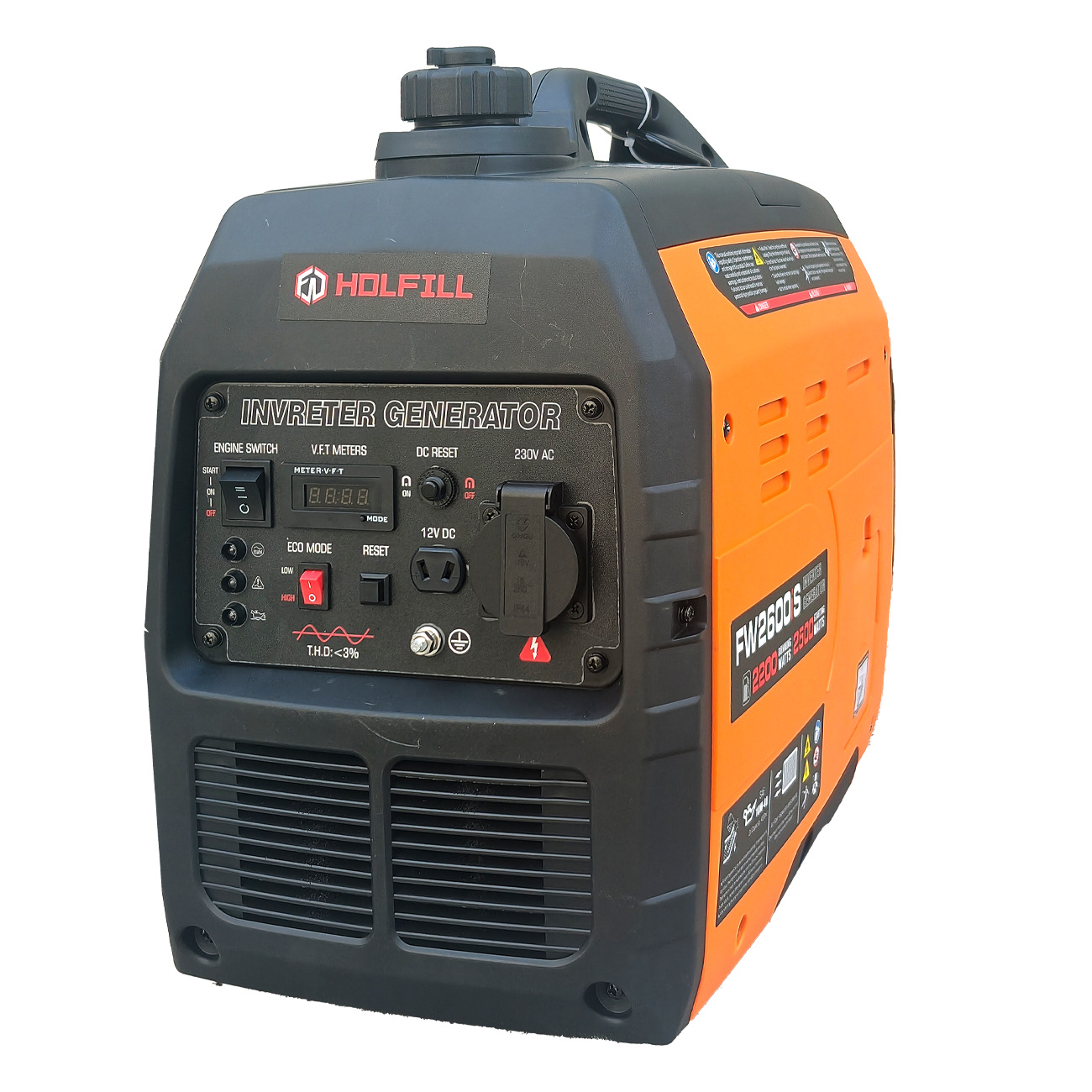 2-Kilowatt Portable Silent Inverter Gasoline Generator with Remote Control for Camping, Rv, Outdoor, and Home Use, Manufacturer 220