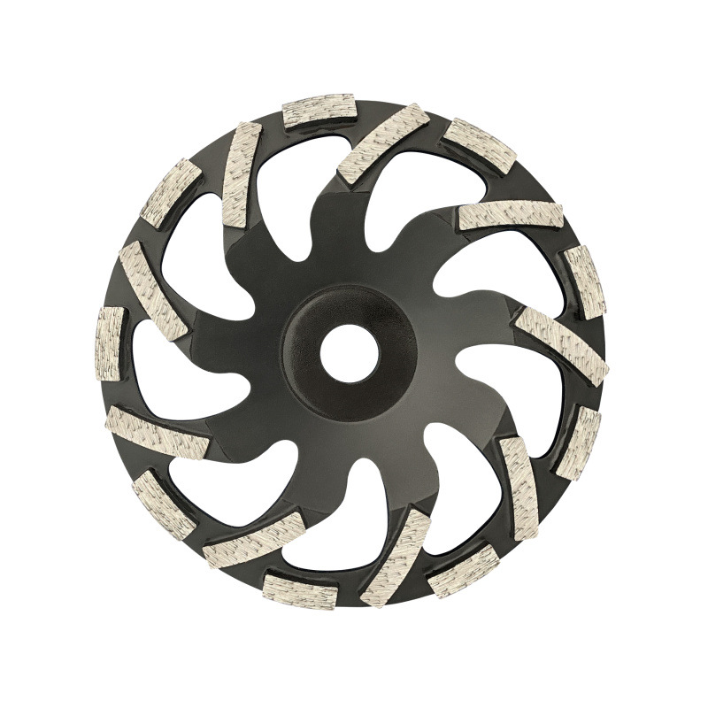 150mm(6寸)旋风状磨轮金刚石磨轮磨盘混凝土磨轮大理石花岗岩磨盘