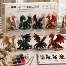 �羳3D Beaded Animal & Fantasy DIY Set 3D��Ä��ﴮ�����b