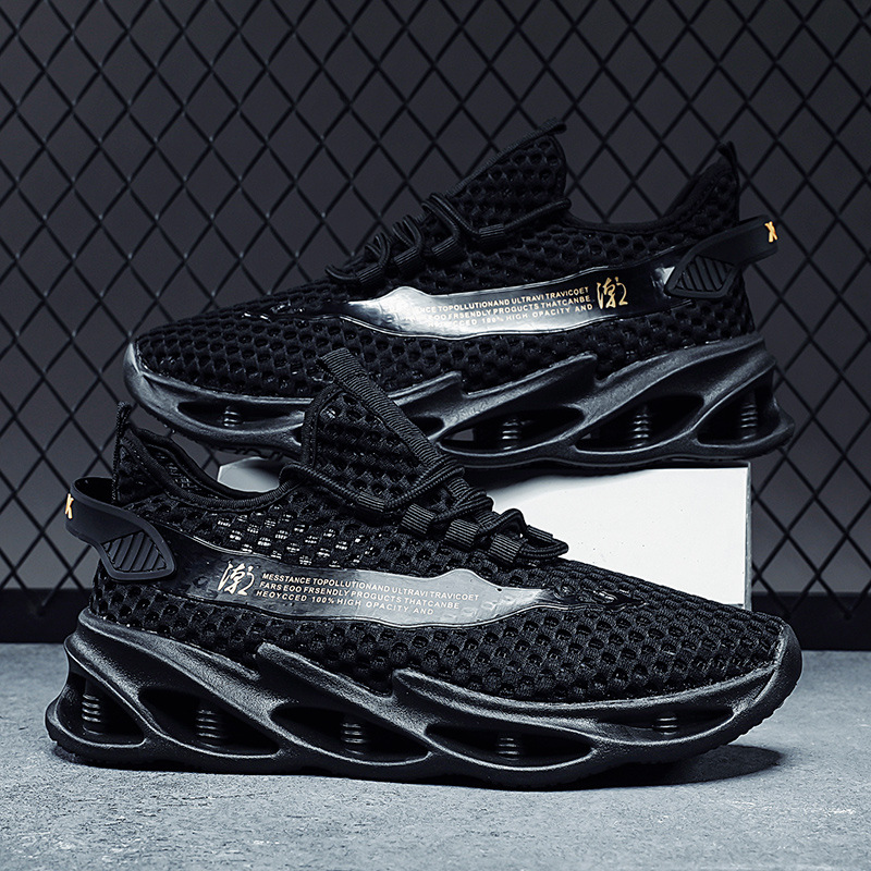 Zapatos de hombre Sandalias de verano 2025 nuevo estilo malla transpirable hueco zapatos de malla exterior zapatos de moda deportivos de playa ligeros delgados