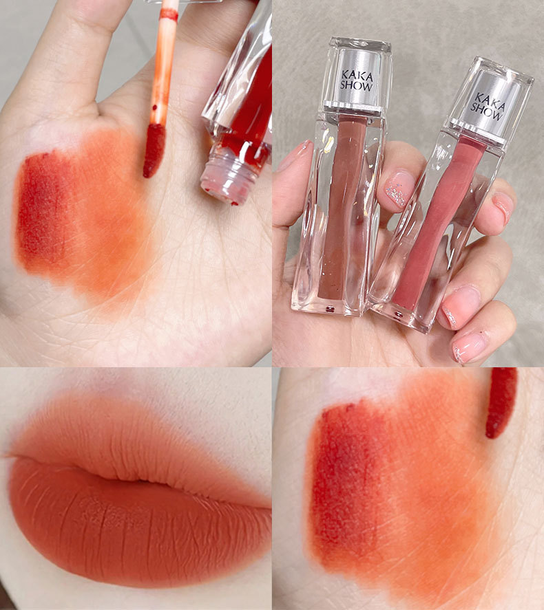 kakashow Transparent Water Mirror Lip Gloss is a clear and moisturizing matte lip gloss for students at an affordable price undefined