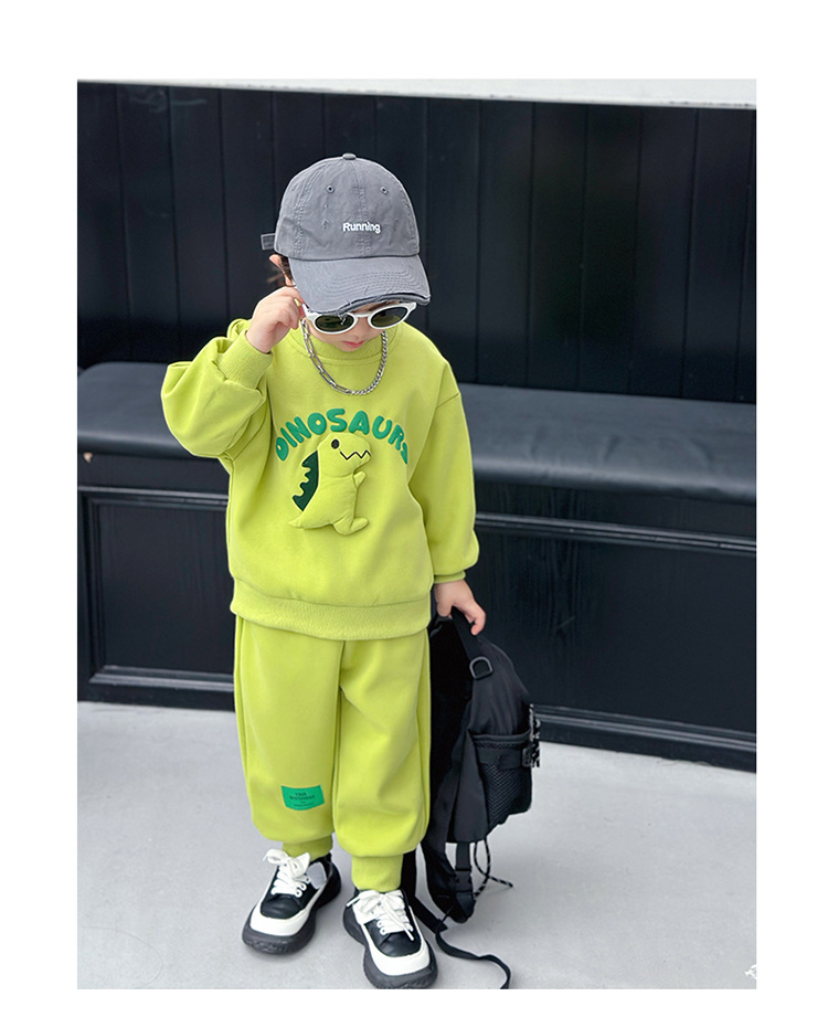 Kids Clothing Set Casual Loose Fashionable Two Piece Suit_voghion.com