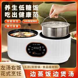 德国双胆低糖电饭煲家用米汤分离小型迷你多功能电饭锅1-2人3一体
