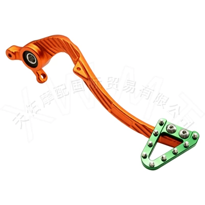 Suitable for KTM/GAS/Husqvarna: Other brake systems - orange-brake-lever-green-short-brake-head