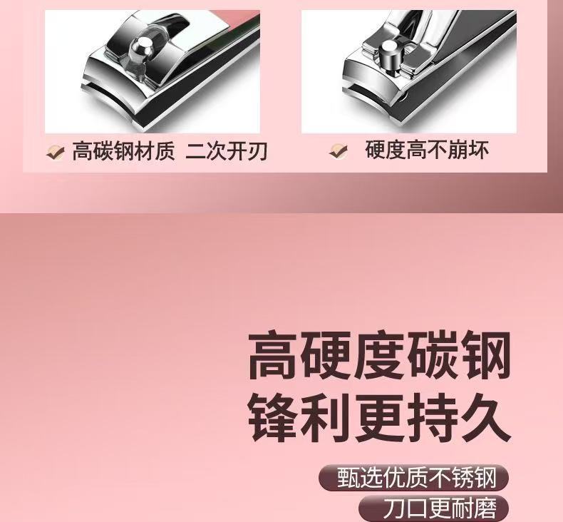 Ready stock litchi pattern 24-piece set manicure and manicure tool frame bag nail clipper full set professional stainless steel dead skin shears