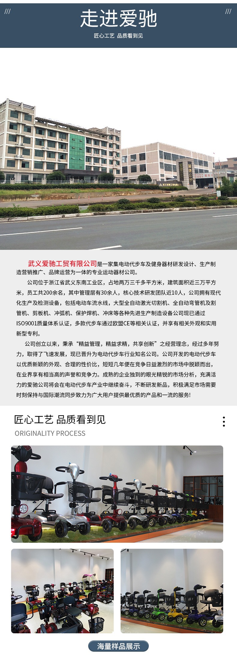 Four-Wheel Electric Scooter for the Elderly, Disabled Electric Scooter, Double-Person Household Mobility Scooter, Foldable