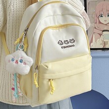 高颜值女生外出旅游背包小型可爱少女学生书包韩系百搭休闲双肩包