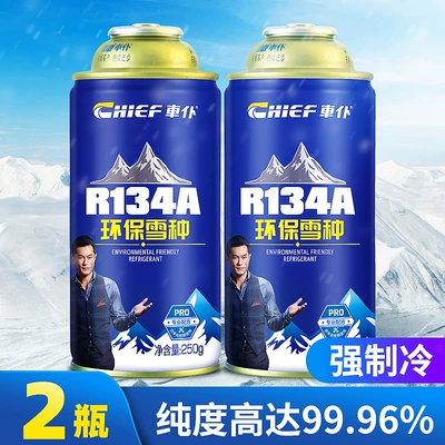 Car servant R134a car Antifriz - 2-two-bottles-of-snow-seed
