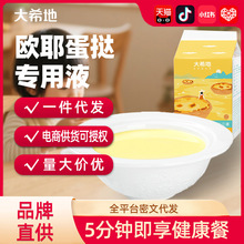 【大希地】欧耶蛋挞专用液500g蛋挞烘焙原料冷冻批发食材下午茶
