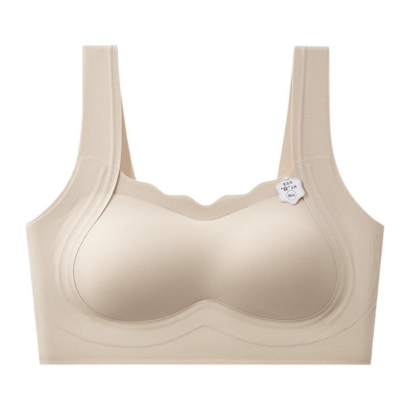 Supporting tank top, wireless bra, bra top