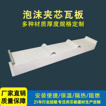 佛山尚成厂家直供泡沫夹芯瓦 屋面防水铁皮泡沫夹芯瓦 保温隔热板