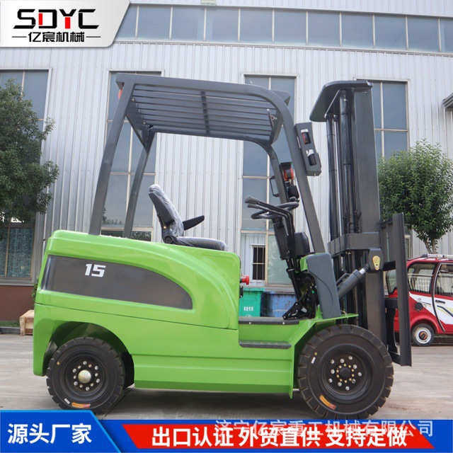 跨境电动叉车四轮座驾液压升降装卸车搬运车2吨3吨电动叉车