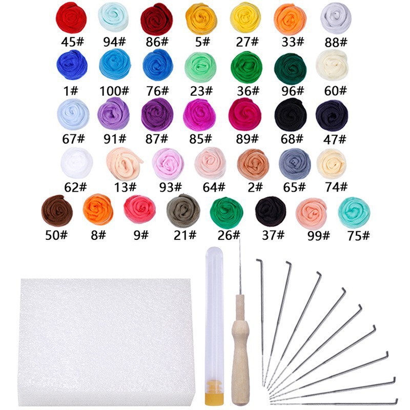 36 colors 5 grams + tool bag