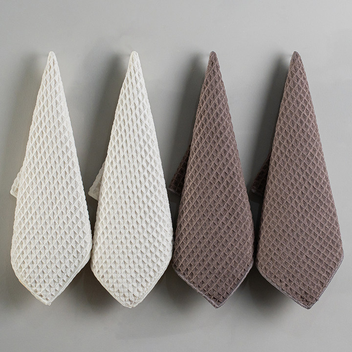 Toallas de cocina gruesas absorbentes de agua, toallas especiales de cocina para limpieza de waffle para el hogar