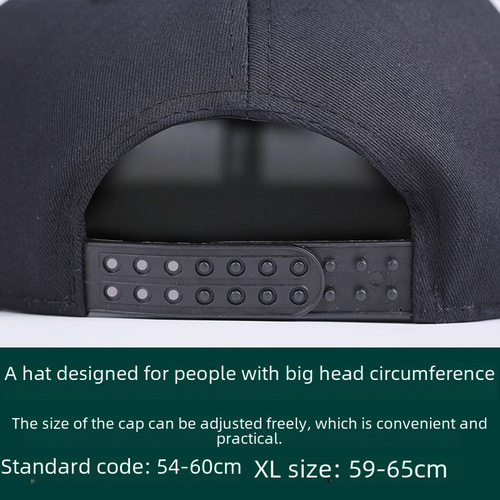 Hip-hop hats for men, flat-brimmed youth couple streetwear baseball caps, student duckbill hats for women, sun protection and sunshade hats in Korean style