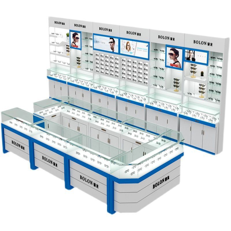 眼镜展示柜展示架快时尚眼镜店展示台柜台陈列柜墨镜太阳镜展示柜