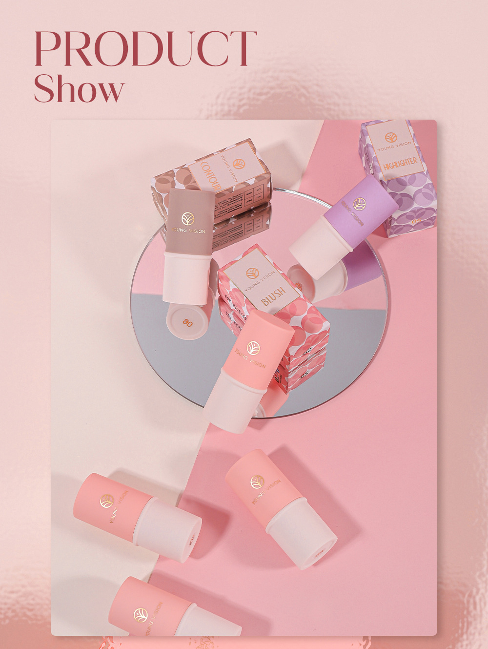 YOUNG VISION 3D High-gloss Contouring Stick, Lazy Person's Sleeping Eye Cream Makeup Stick Wholesale Cross-border Makeup undefined