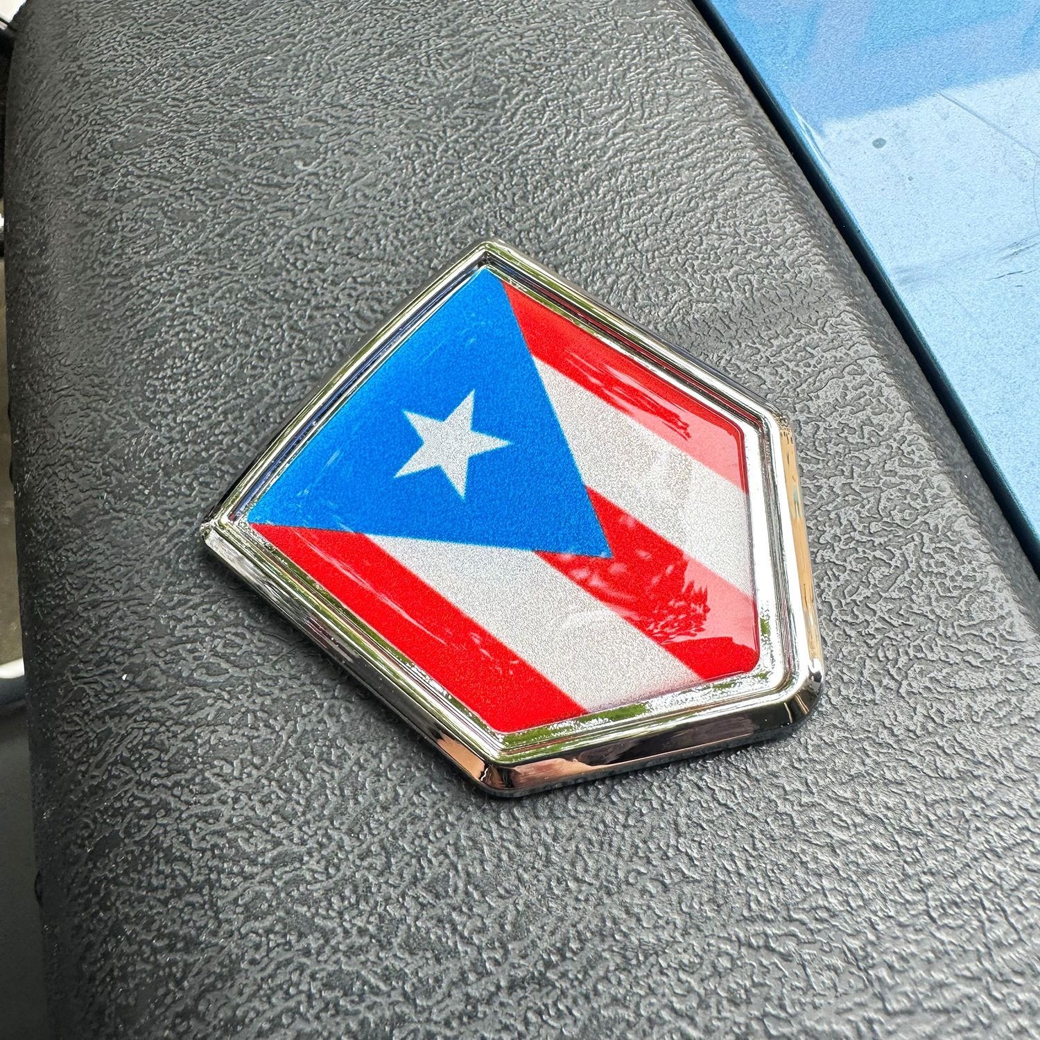 Amazon bandera nacional logotipo de automóvil de metal 3D estereoscópico bandera nacional auto etiqueta pegatinas mini etiqueta transfronteriza