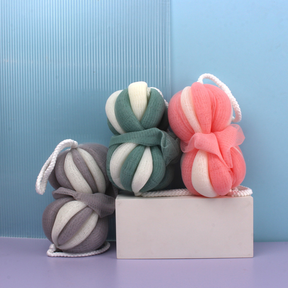 Yuhan baño de flores bola de baño de espalda bañera artículos de baño se pueden estirar red espumosa A968