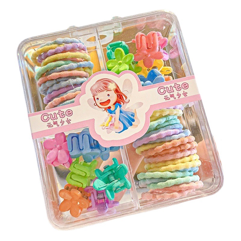 Banda de goma para niños bebé pequeño no duele el pelo chica banda de goma clip de pelo corbata femenina clip de pelo chica horquilla accesorios para el cabello cuerda del pelo